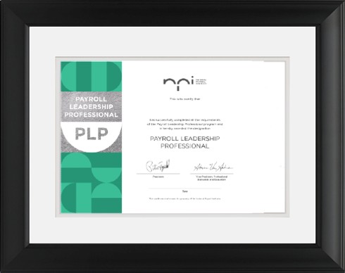 #3 (WOOD UPGRADE) Satin Black PLP Certificate Frame (#120900) with white & silver double mat board